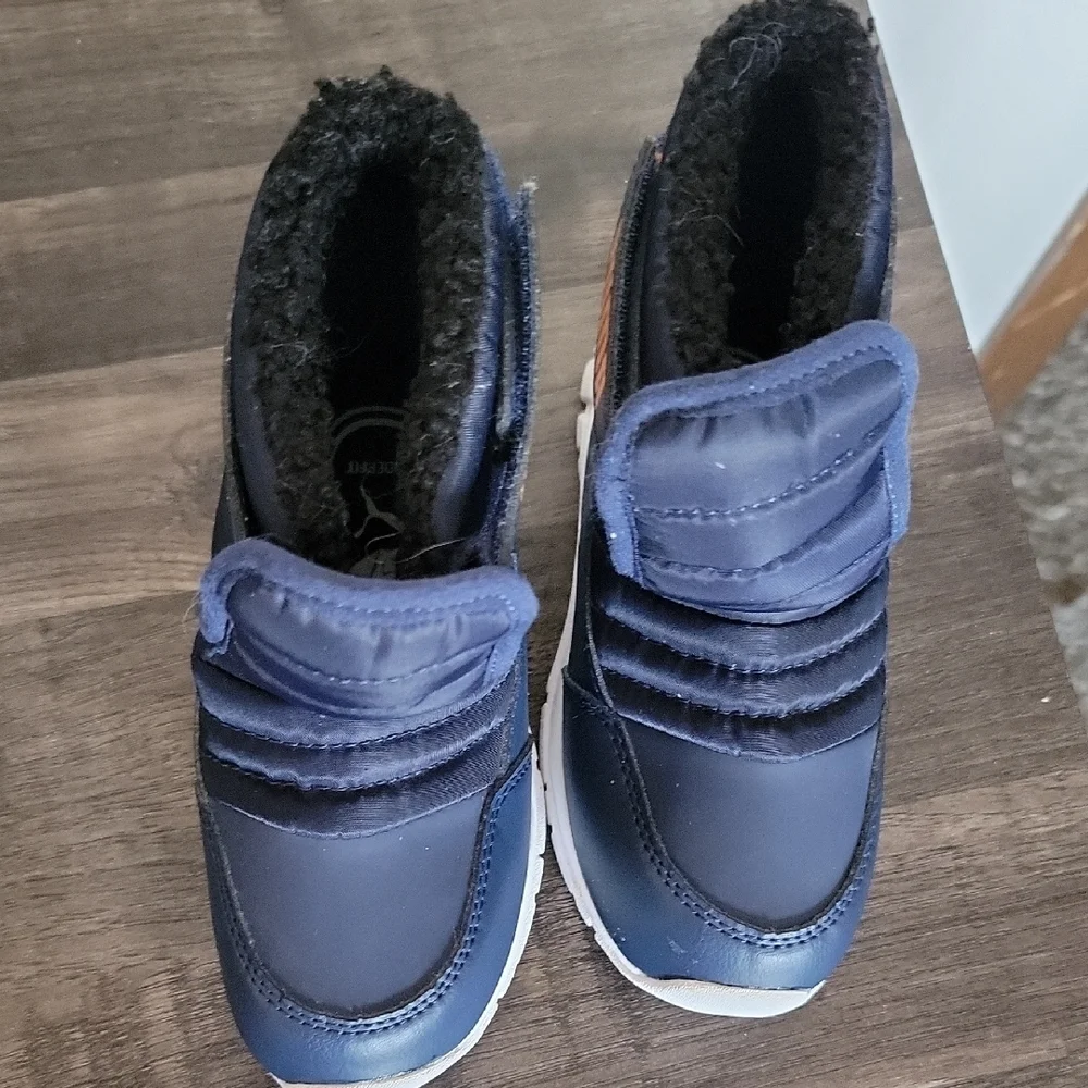 Puma Kids Navy Winter Boots